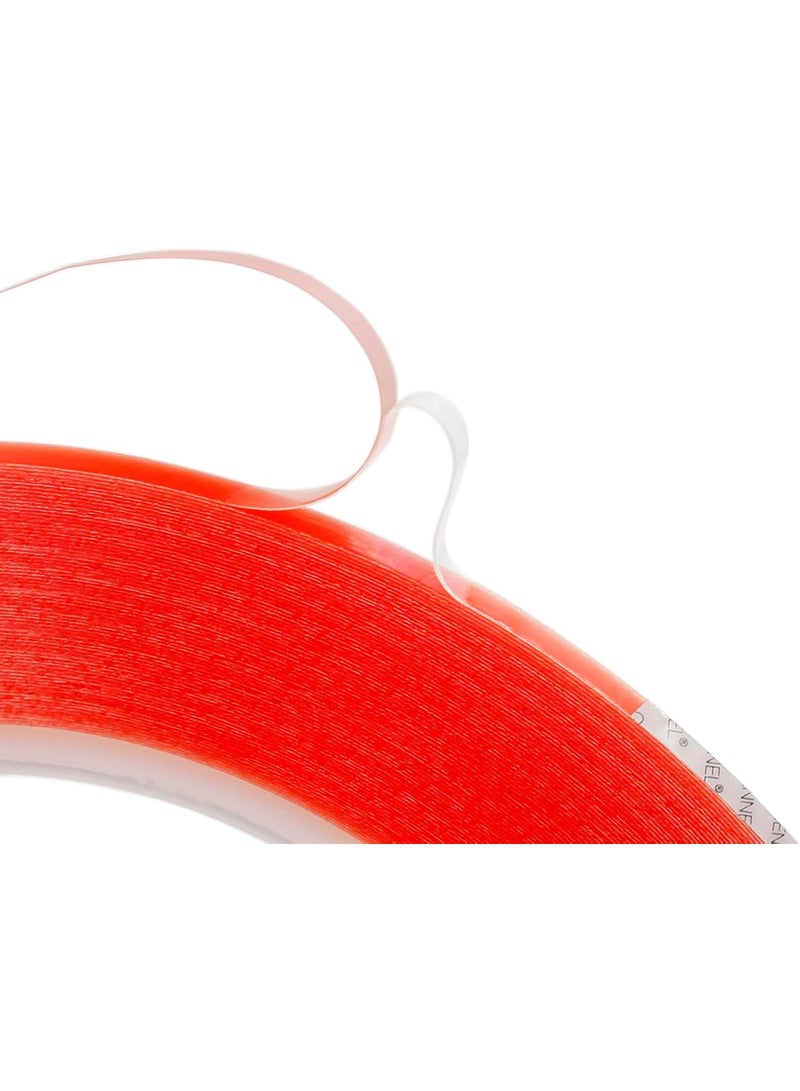 3mm × 25M واضح رقيق مزدوج الجانبين قوي لاصق شريط أكريليك (1/8 "x82ft) للهواتف المحمولة أجهزة الكمبيوتر المحمول أقراص شاشة LCD - Image 1